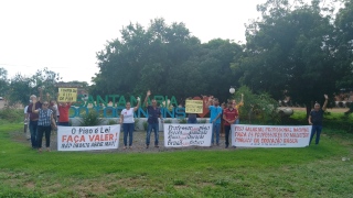Movimento grevista dos professores em Santa Maria 